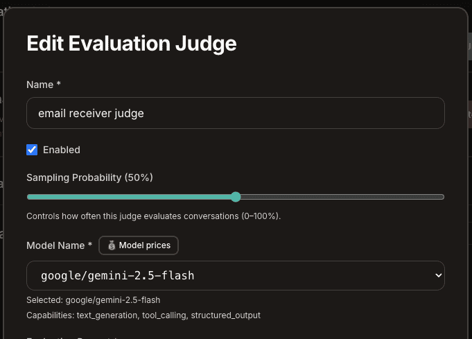 eval sampling controls